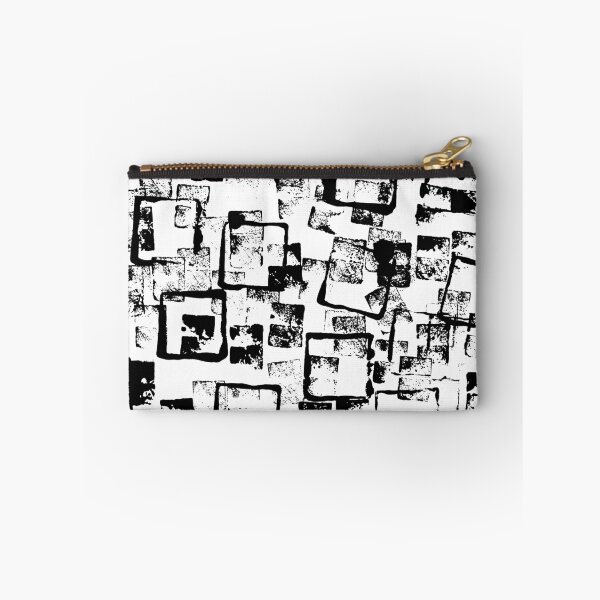 Item preview, Square Outline Right Angle Print Making Hand Painted Pattern Texture Background designed and sold by BadgerCastle.