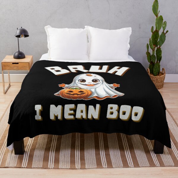 Item preview, BRUH, I MEAN BOO: Spooky and Funny Halloween Vibes! designed and sold by Colorful-Garden.