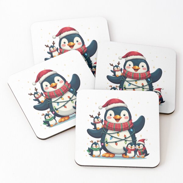 Item preview,  kawaii penguin / christmas penguin designed and sold by Krasnovaovaova.