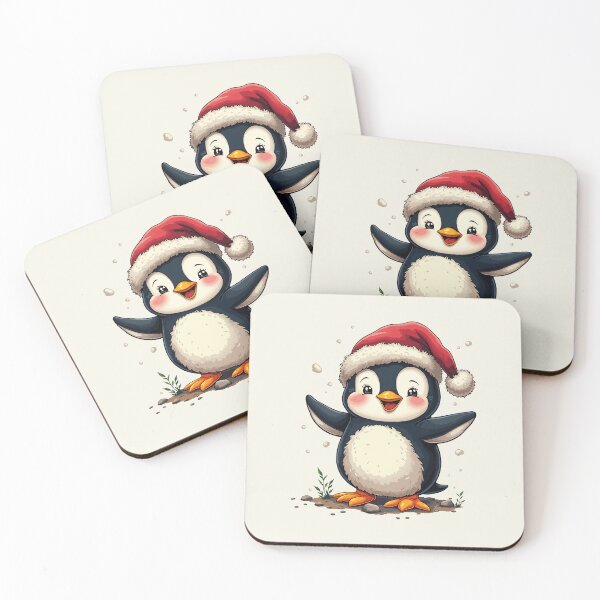 Item preview,  kawaii penguin / christmas penguin designed and sold by Krasnovaovaova.