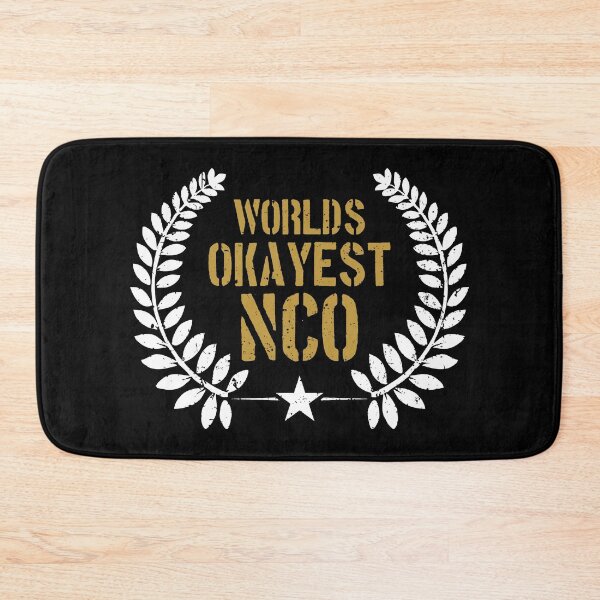 Item preview, World's Okayest NCO - Funny Military Veteran Gift designed and sold by dantixebiana.