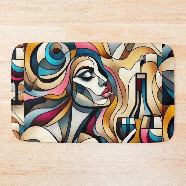 Item preview, Wine And Women Collection Cubism Art No:10 designed and sold by SofyaliArt.