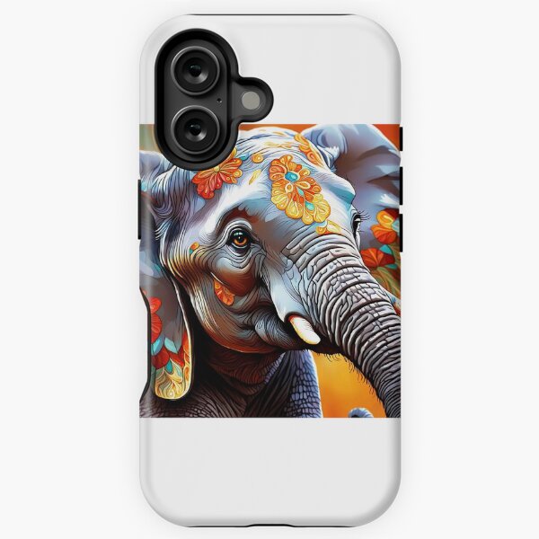 Item preview, Animal Portrait; Elephant from India  designed and sold by Fierce & Bright.
