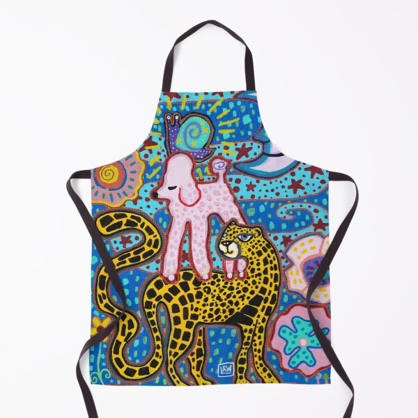 Item preview, Snail Pink Poodle and Leopard with Moon Face designed and sold by Magicpoodleland.
