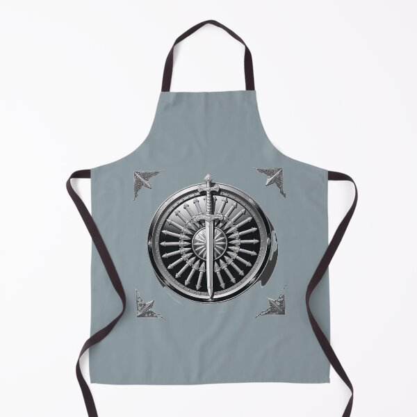 Item preview, Noble Silver Shield Emblem with Swords designed and sold by Prachodayat Artworks.
