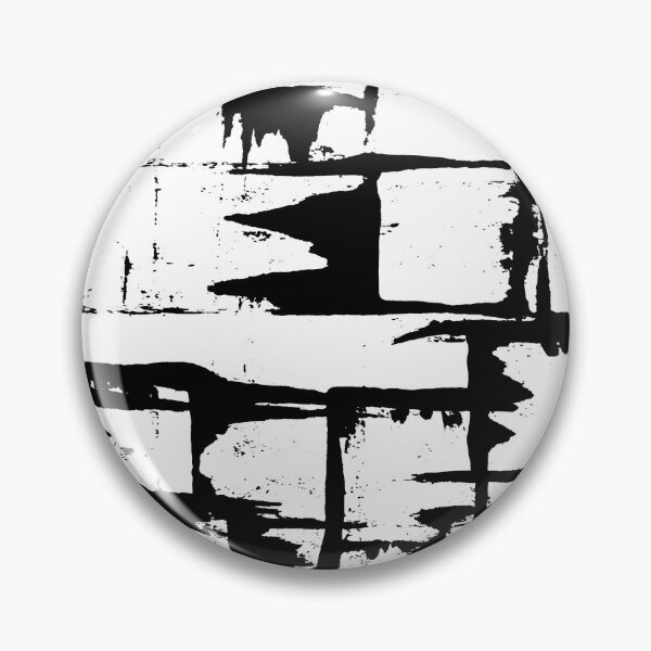 Item preview, Square Outline Right Angle Print Making Hand Painted Pattern Texture #7 designed and sold by BadgerCastle.