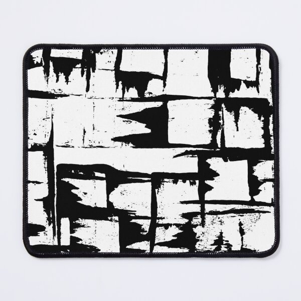 Item preview, Square Outline Right Angle Print Making Hand Painted Pattern Texture #7 designed and sold by BadgerCastle.
