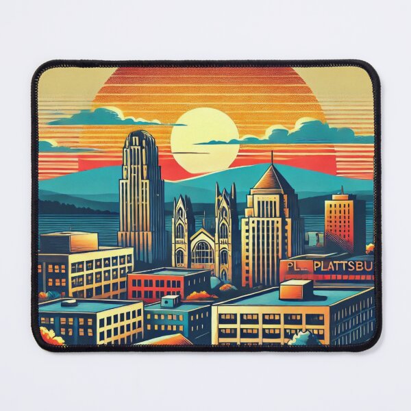Item preview, Plattsburgh Sunset designed and sold by ZenOfAIarts.