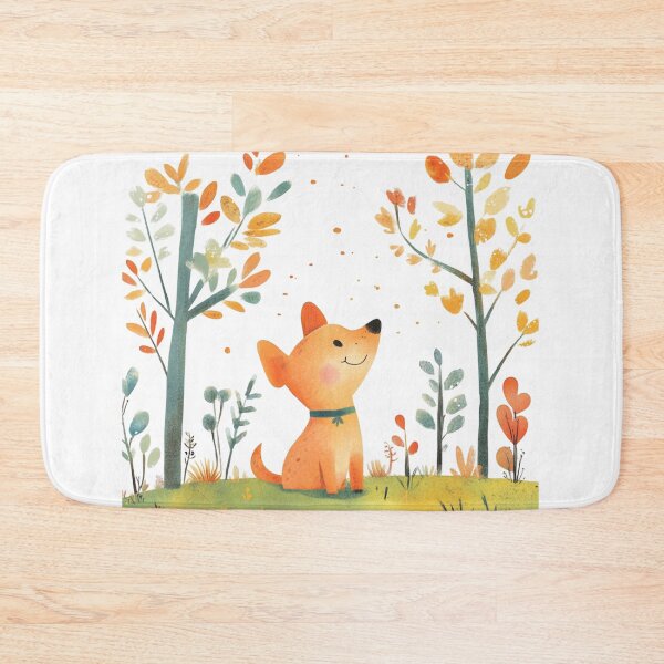 Item preview, super cute dog in a park designed and sold by Natthiya Minimal.