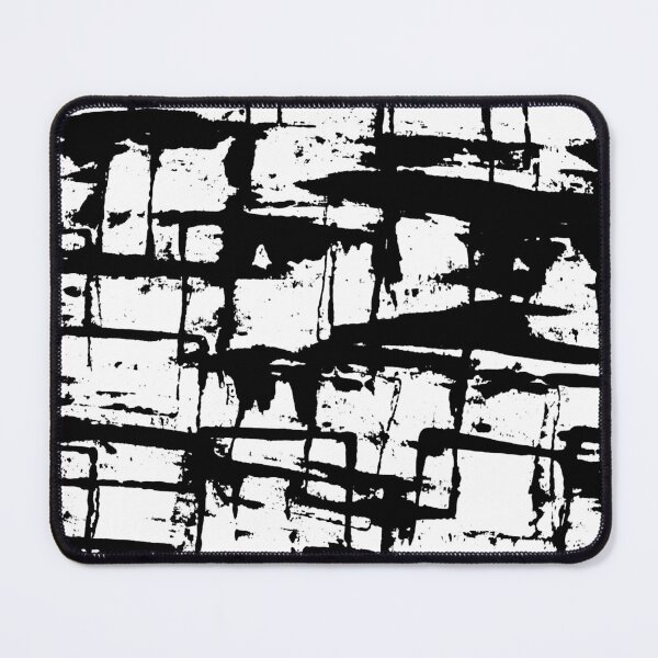 Item preview, Square Outline Right Angle Print Making Hand Painted Pattern Texture #9 designed and sold by BadgerCastle.