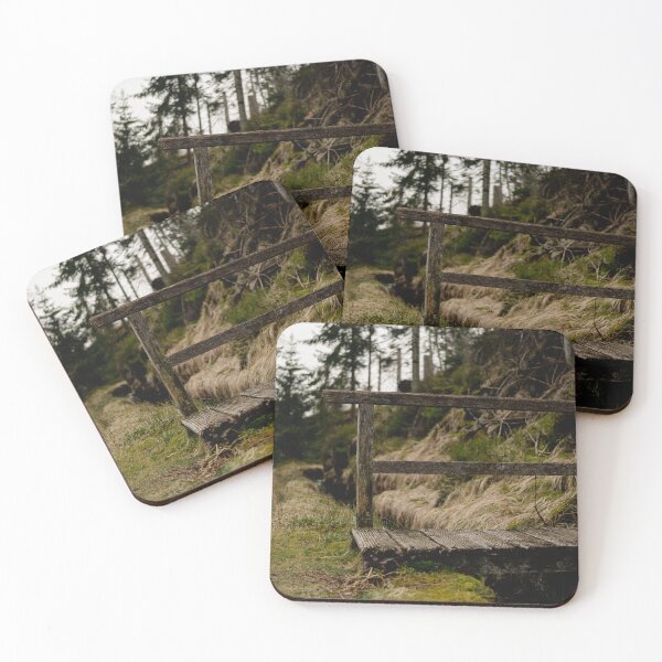 Item preview, Rustic wooden bridge in the forest designed and sold by Dejvstore.