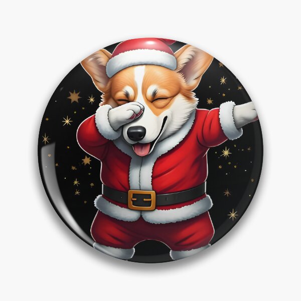 Item preview, Dabbing Santa dog designed and sold by VaskarPaul.