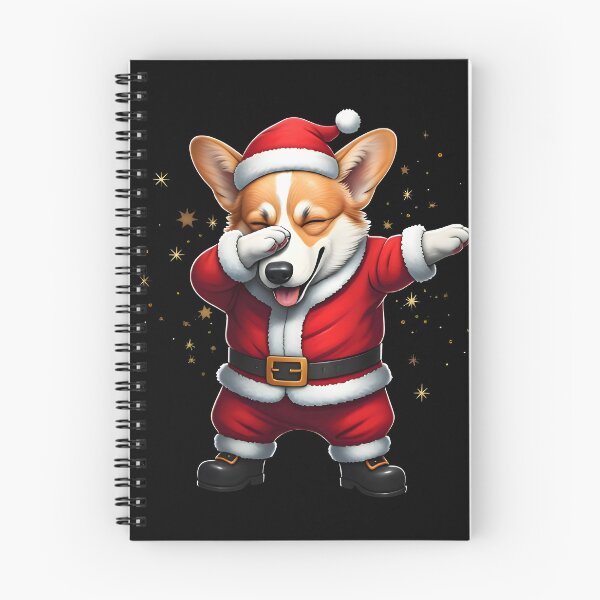 Item preview, Dabbing Santa dog designed and sold by VaskarPaul.