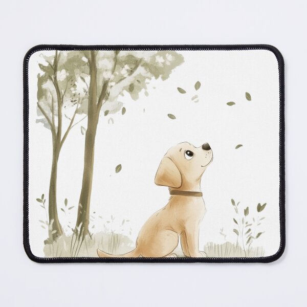 Item preview, super cute dog in a park designed and sold by Natthiya Minimal.