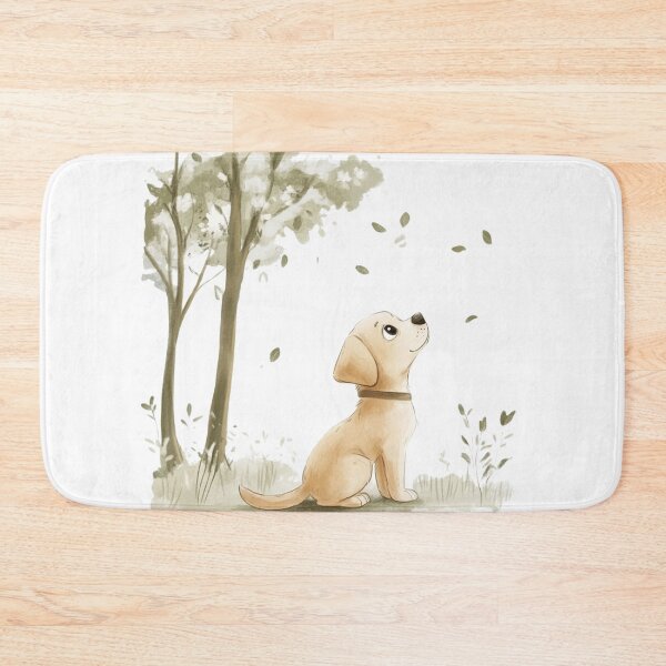 Item preview, super cute dog in a park designed and sold by Natthiya Minimal.