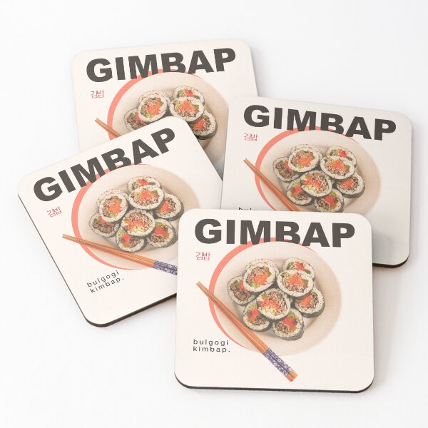 Item preview, Gimbap 김밥 korean dish designed and sold by nelkrshop.
