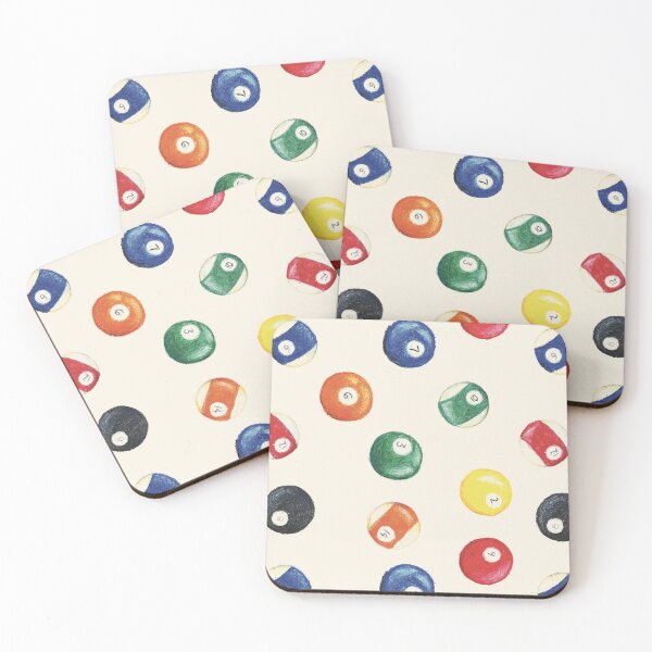 Item preview, Oil Pastel Vintage Billiards Print designed and sold by Alexandra Jones.