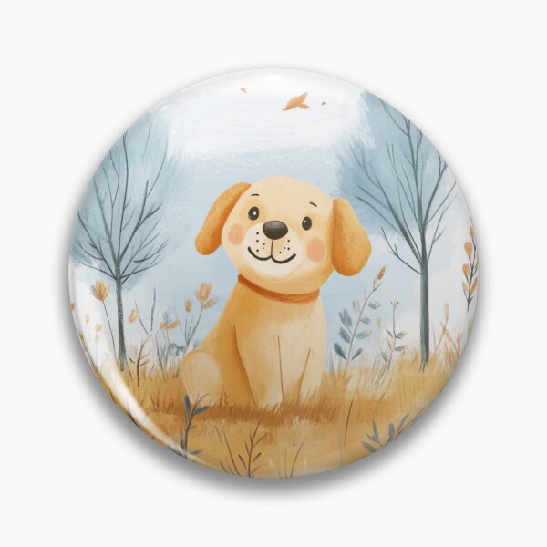 Item preview, super cute dog in a park designed and sold by Natthiya Minimal.