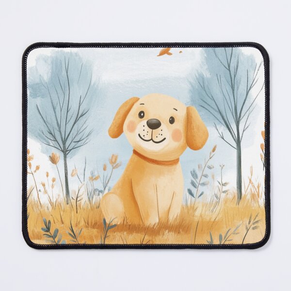 Item preview, super cute dog in a park designed and sold by Natthiya Minimal.