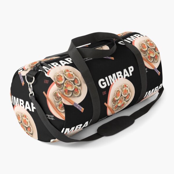 Item preview, Gimbap 김밥 korean dish (black bg) designed and sold by nelkrshop.