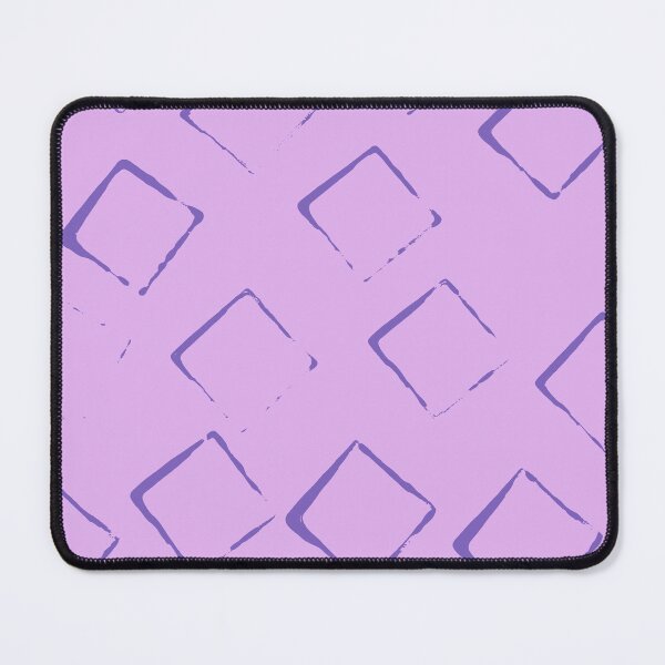 Item preview, Pink and Purple Square Outline Right Angle Print Making Hand Painted Pattern Texture designed and sold by BadgerCastle.