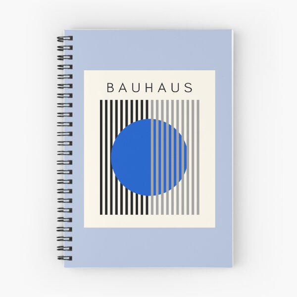 Item preview, Bauhaus Abstract Modern Art Blue Circle designed and sold by Jeallan Designs.