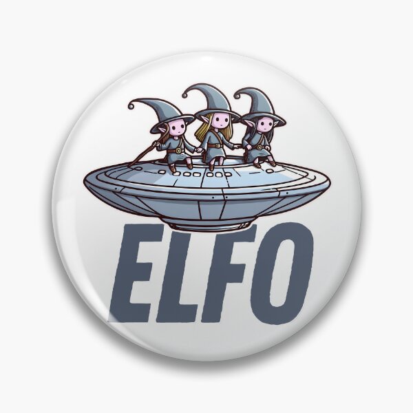 Item preview, Elf on the UFO (ELFO) designed and sold by CuteAndCozyTees.