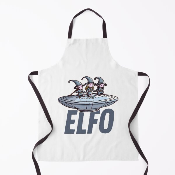 Item preview, Elf on the UFO (ELFO) designed and sold by CuteAndCozyTees.