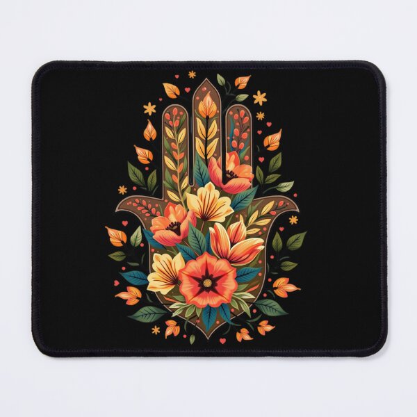 Item preview, hamsa and yellow flowers designed and sold by jkrphoto.