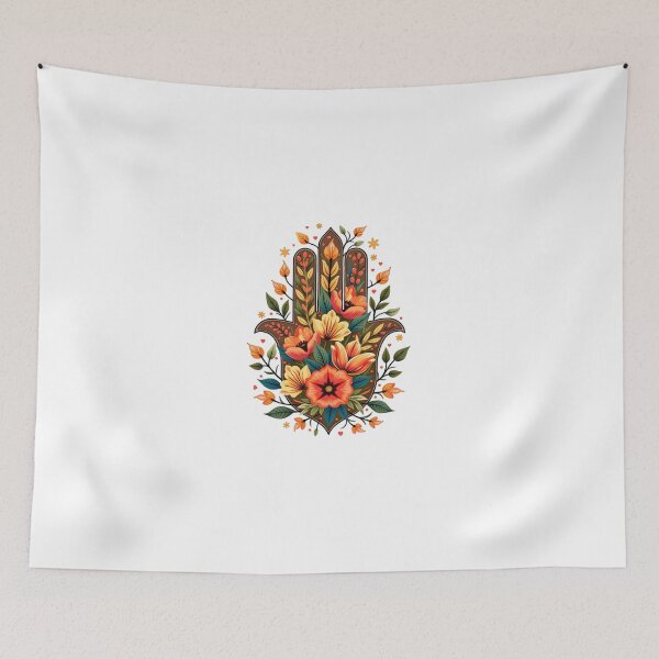 Item preview, hamsa  and yellow flowers  designed and sold by jkrphoto.
