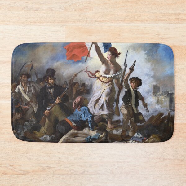 Item preview, Delacroix Painting Liberty Leading The People Poster designed and sold by Teetans.