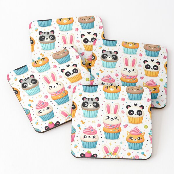 Item preview, Kawaii Animal Cupcake Design designed and sold by JavisSRDesign.