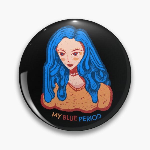 Item preview, My Blue Period - An Artistic girl Portrait designed and sold by GreissDesign.
