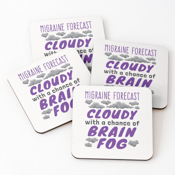 Item preview, Funny Migraine Today's Forecast Brain Fog designed and sold by jaygo.
