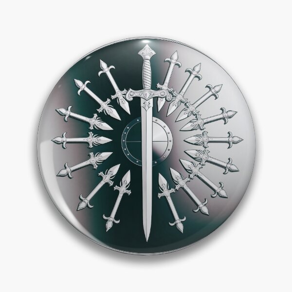 Item preview, Medieval Silver Sword Circle designed and sold by Prachodayat Artworks.