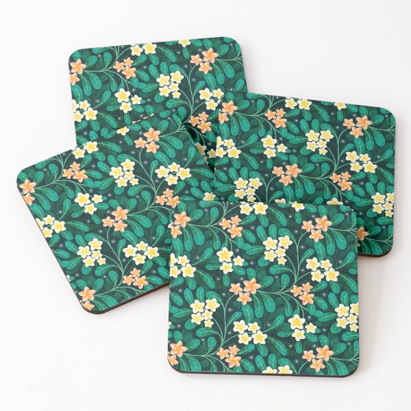 Item preview, Indian Florals | Frangipani designed and sold by RebeccaFlaherty.