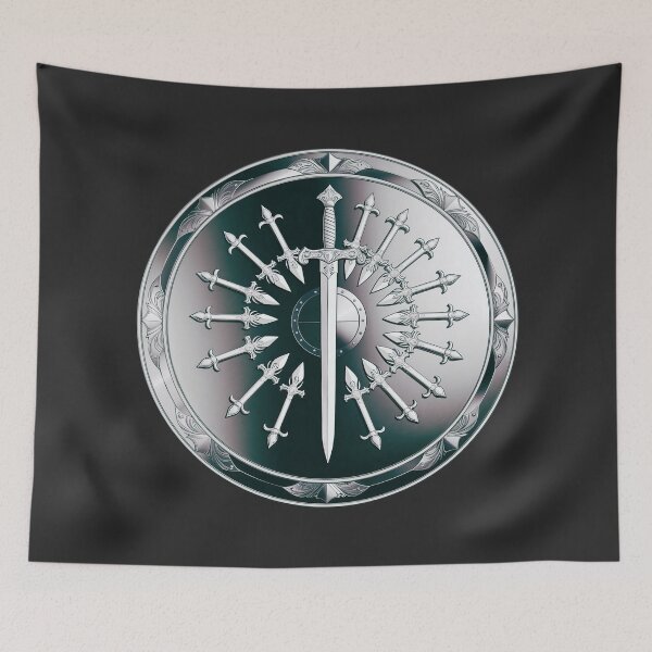 Item preview, Medieval Silver Sword Circle designed and sold by Prachodayat Artworks.