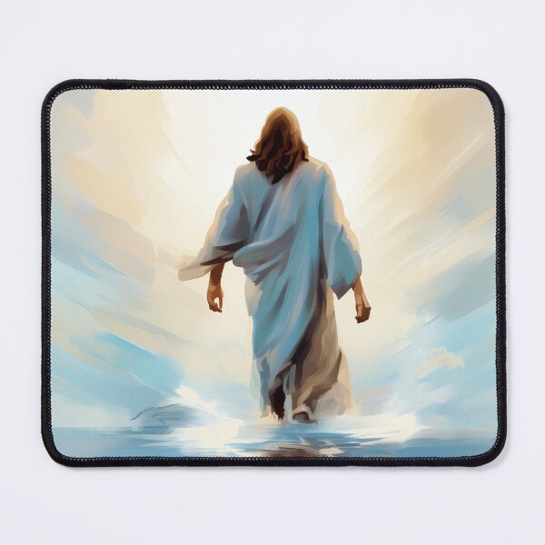 Item preview, Jesus Christ Walking on Water designed and sold by AdamesArtStudio.