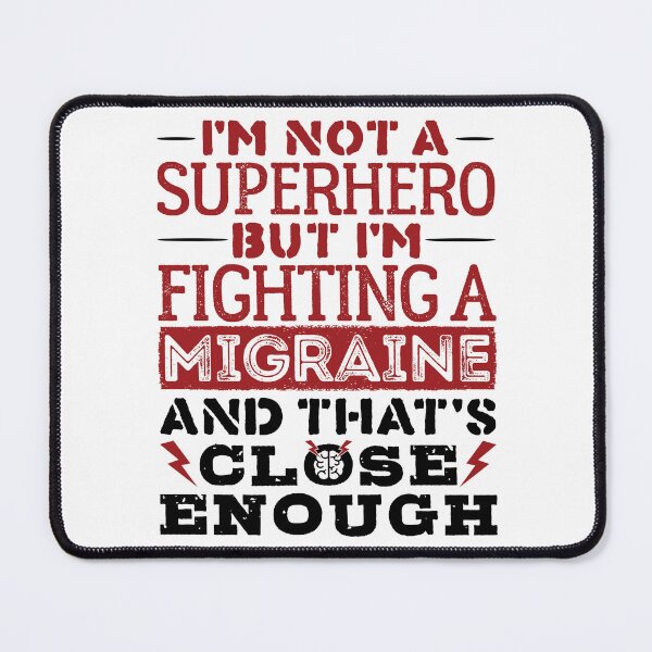Item preview, Funny Migraine Headache Superhero designed and sold by jaygo.