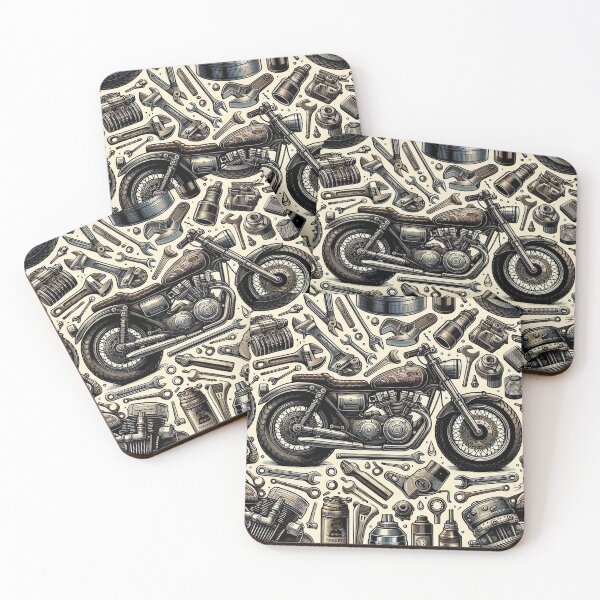 Item preview, Vintage Motorcycle Mechanic Tools designed and sold by JavisSRDesign.