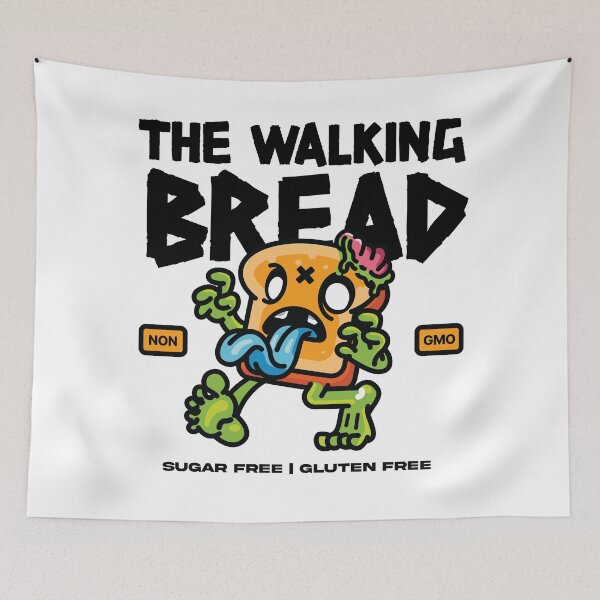 Item preview, The Walking Bread Zombie Toast Parody designed and sold by Chronika.