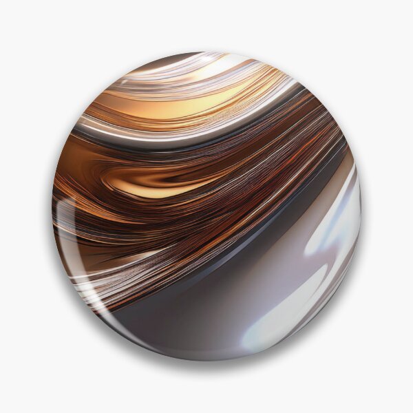 Item preview, Abstract Liquid Metal Waves – Metallic Art designed and sold by RaiyaTees.