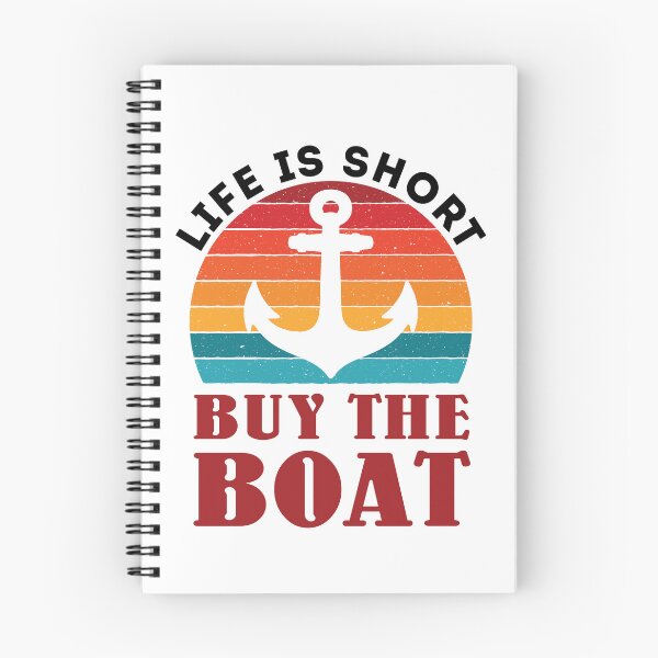 Item preview, Life Is Short Buy the Boat Funny Boating Captain designed and sold by jaygo.