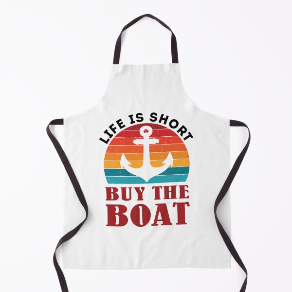 Item preview, Life Is Short Buy the Boat Funny Boating Captain designed and sold by jaygo.