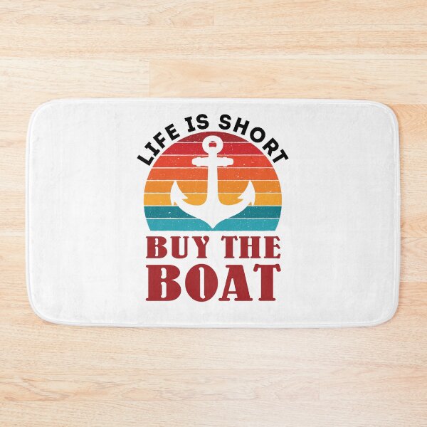 Item preview, Life Is Short Buy the Boat Funny Boating Captain designed and sold by jaygo.