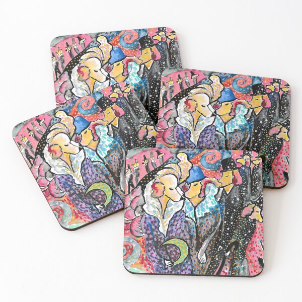 Item preview, German Expressionism Poodles  designed and sold by Magicpoodleland.