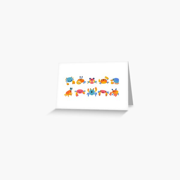 Crab Greeting Card