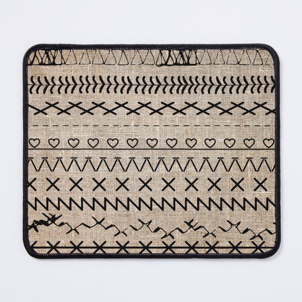 Item preview, Sewing Stitch Patterns on Textured Fabric Effect Background designed and sold by Nancyanna.