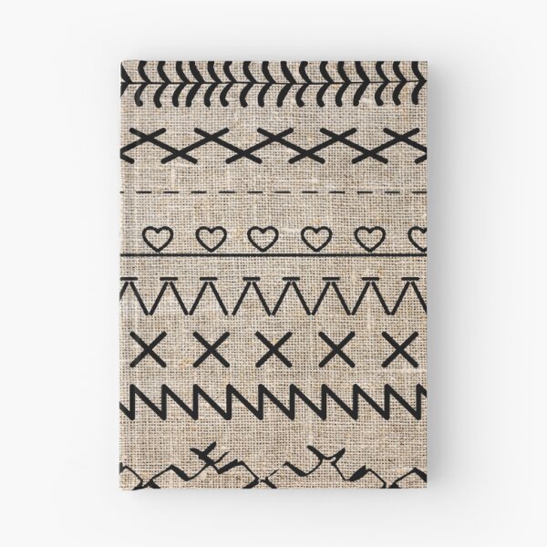Item preview, Sewing Stitch Patterns on Textured Fabric Effect Background  designed and sold by Nancyanna.