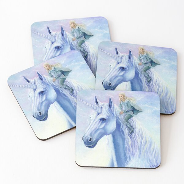Item preview, Winter Unicorn Elf Rider designed and sold by Sonia Finch.